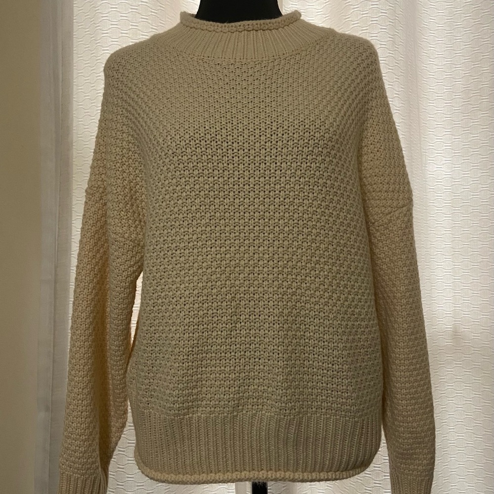 Cozy Cream Knit Sweater